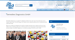 Desktop Screenshot of demeditec.com